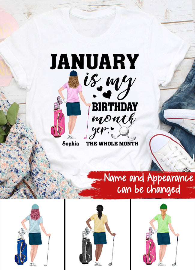 January Birthday Shirt, Custom Birthday Shirt, Queens Are Born In January, January Birthday Shirts For Woman, January Birthday Gifts