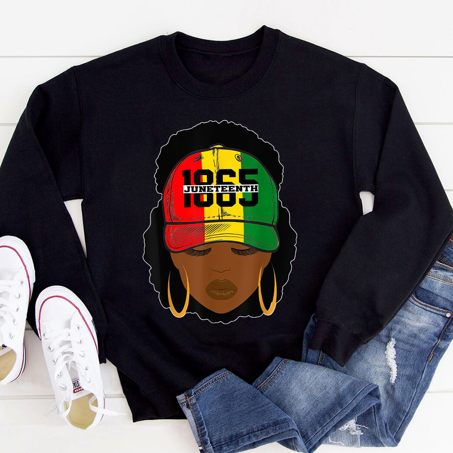 Juneteenth Shirt Happy Juneteenth Is My Independence Day Free Black Women T-Shirt