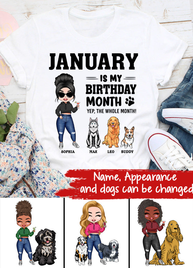 January Birthday Shirt, Custom Birthday Shirt, Queens Are Born In January, January Birthday Shirts For Woman, January Birthday Gifts