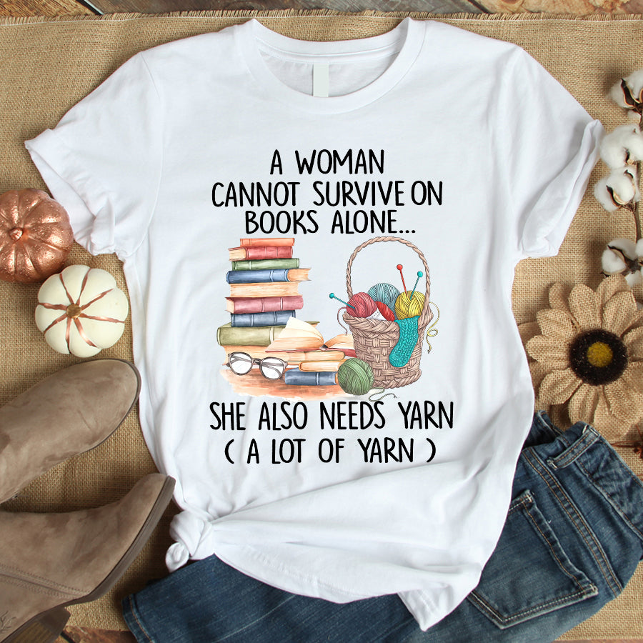 Book Shirt, T Shirt Yarn, Bookish T Shirts, Tee Shirt Yarn, Reading Gifts, Book Lover T Shirt For Women