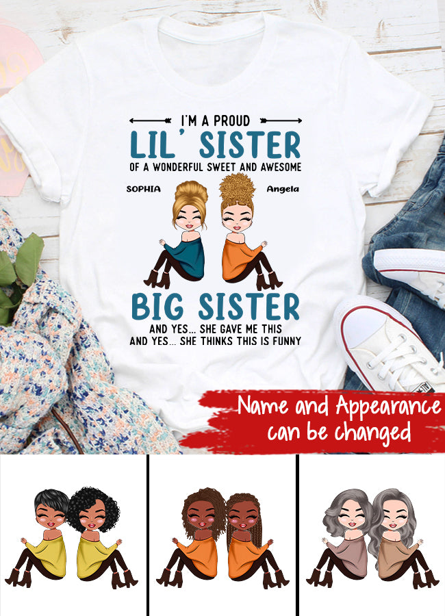 Sister Shirt, Big Sister Shirt, Big Sister T Shirt, Big Sister Little Sister Shirts, Lil Sis Big Bro, Sister Gift, Big Sister Gifts