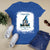 Gnome I Wear Blue For My Mom T Shirt , T1D Diabetes Awareness Gift, World Diabetes Day, Blue Ribbon