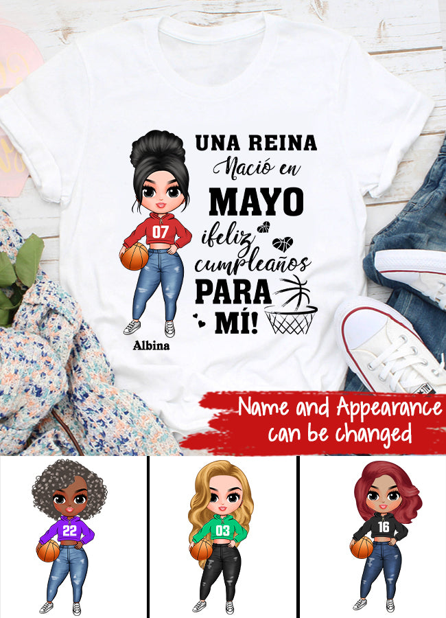 Camisa De Cumpleaños De Mayo, Camisa De Cumpleaños Personalizada, Reinas Nacidas En Mayo, Regalos De Cumpleaños De Mayo, Camisas De Mayo Para Mujeres