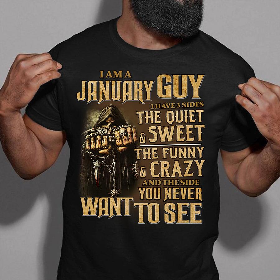 January Birthday Shirt, Kings are Born In January, January Birthday Shirts For Men, January Birthday Gifts, January Is My Birthday Month, Yep The Whole Month