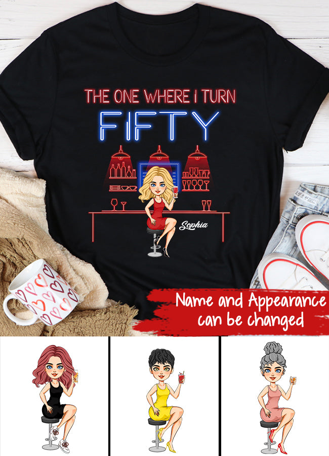 Fiffty Shirt I&#39;m 50 - Vintage 1972 Shirt, 50th Birthday Unique Gifts For Woman, 50th Birthday Ideas, Turning 50 Years Old Cotton Shirt