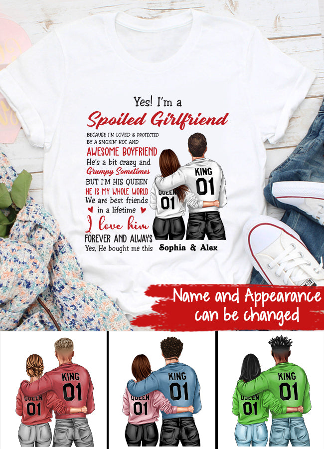 Personalized Gifts For Girlfriend, Girlfriend Shirt, I Llove My Girlfriend Shirt, Best Gift For Girlfriend, Gift ideas for girlfriend, gifts for gf, long distance Relationship Gifts For Her