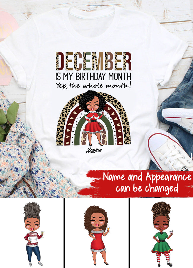 December Birthday Shirt, Custom Birthday Shirt, Queens Are Born In December, December Birthday Shirts For Woman, December Birthday Gifts
