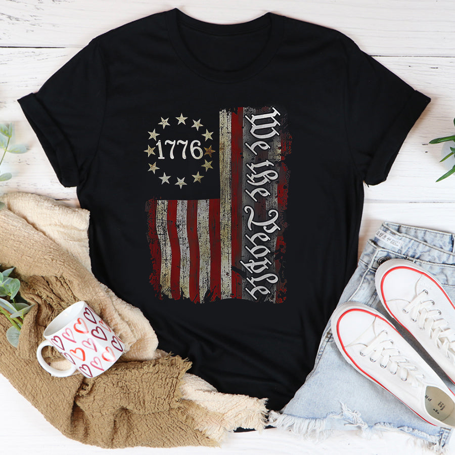 Independence Day Shirt We The People American History 1776 Independence Day Vintage T-Shirt