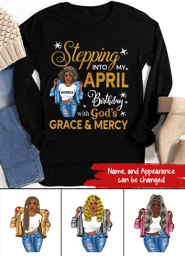April Birthday Shirt, Custom Birthday Shirt, Queens Born In April, April Birthday Gifts, April shirts for Woman