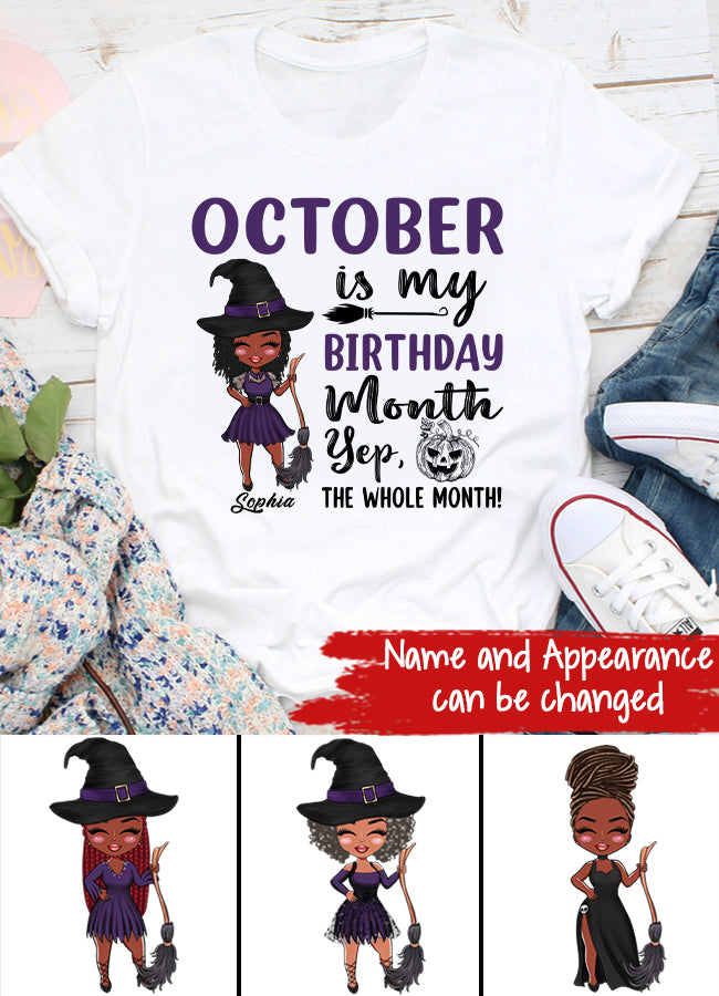 October Birthday Shirt, Custom Birthday Shirt, Queens are Born In October, October Birthday Shirts For Woman, October Birthday Gifts