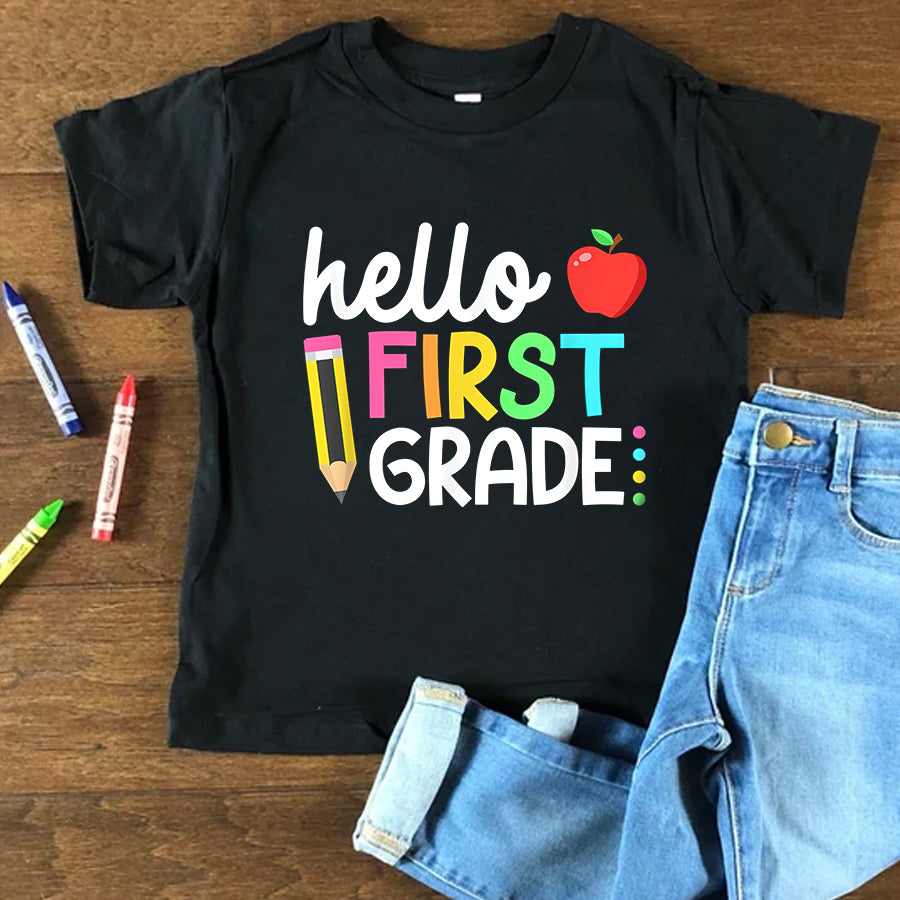 Happy First Day Shirts Happy First Day Let&#39;s Do This Welcome Back To School Teacher T-Shirt