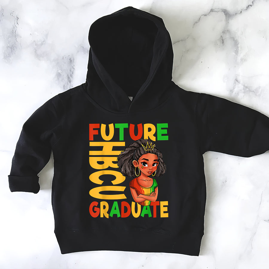 Juneteenth Shirt Future HBCU Grad History Black College Girl Youth Melanin T-Shirt