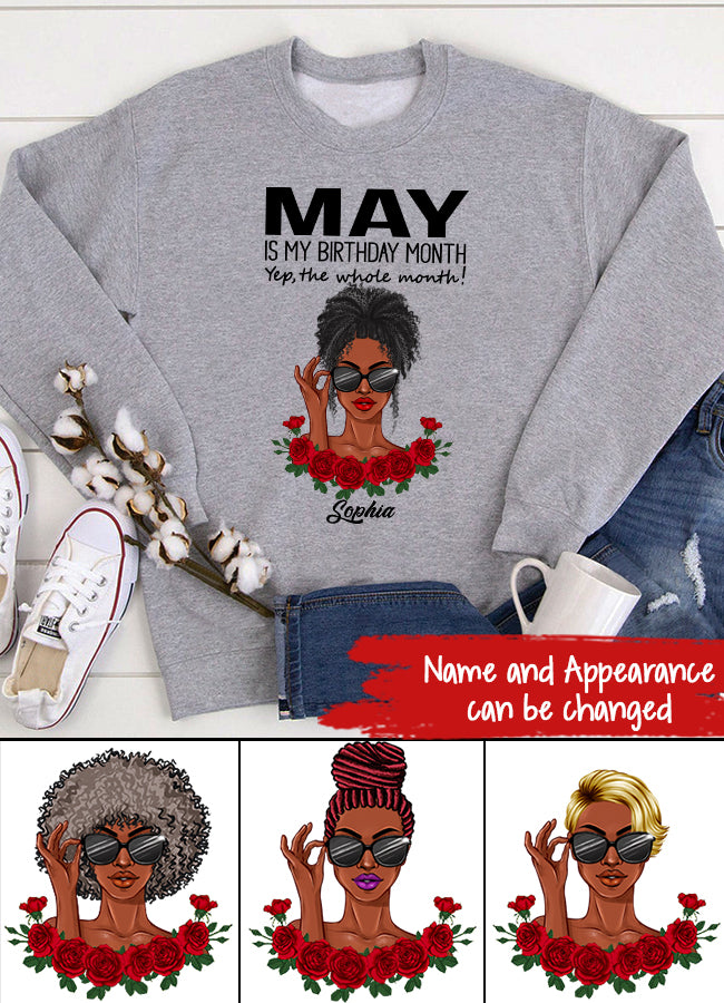 May Birthday Shirt, Custom Birthday Shirt, Queens Born In May, May Birthday Gifts, May Shirts For Woman