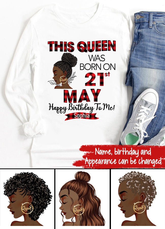 May Birthday Shirt, Custom Birthday Shirt, Queens Born In May, May Birthday Gifts, May Shirts For Woman