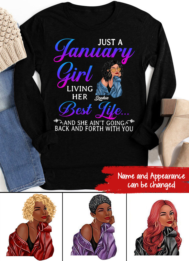 January Birthday Shirt, Custom Birthday Shirt, Queens Are Born In January, January Birthday Shirts For Woman, January Birthday Gifts