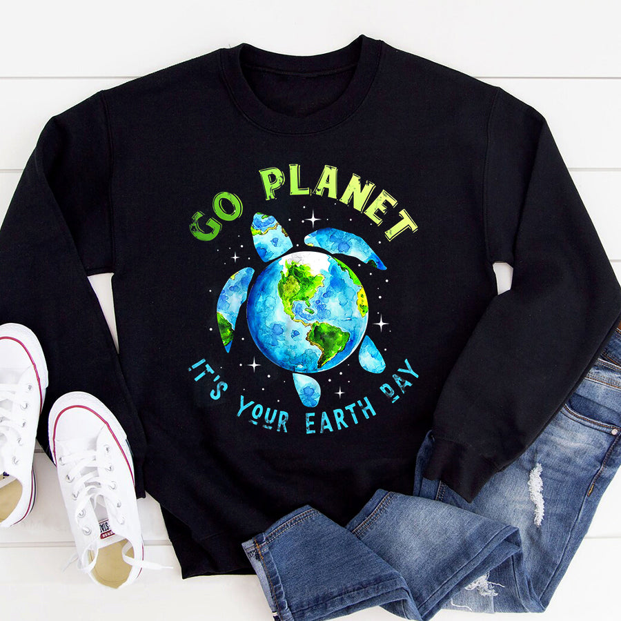 Earth Day Everyday Shirt Earth Day 2022 Go Planet It's Your Earth Day T-Shirt Save The Planet Shirts