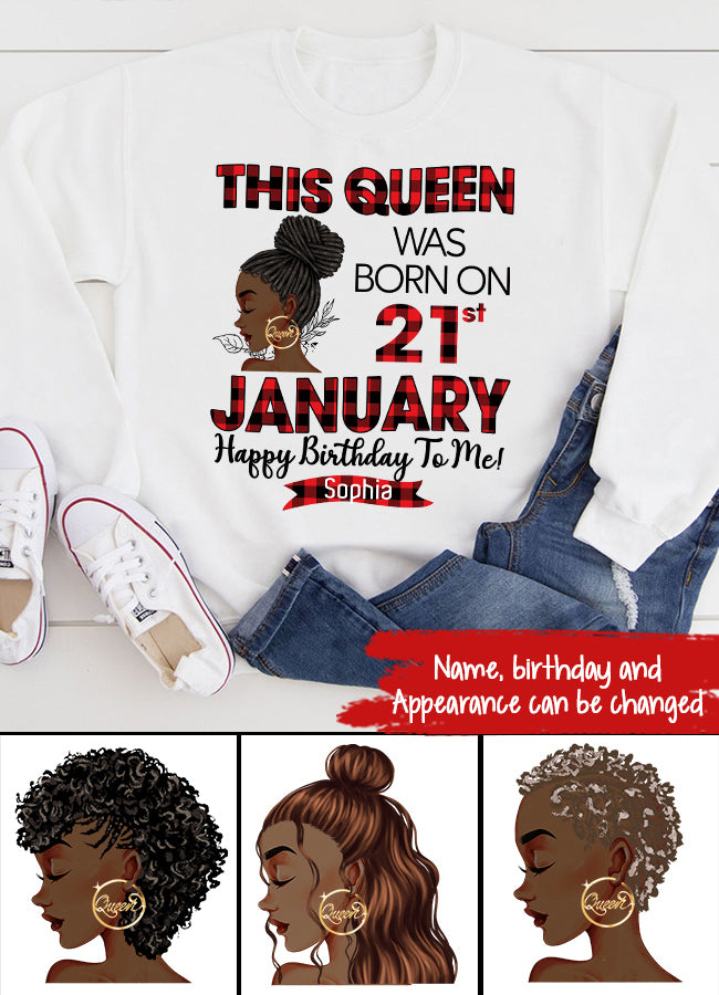 January Birthday Shirt, Custom Birthday Shirt, Queens was Born In January, January Birthday Shirts For Woman, January Birthday Gifts