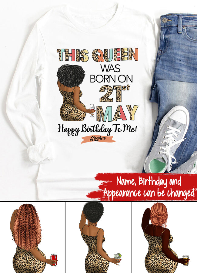 May Birthday Shirt, Custom Birthday Shirt, Queens Born In May, May Birthday Gifts, May Shirts For Woman
