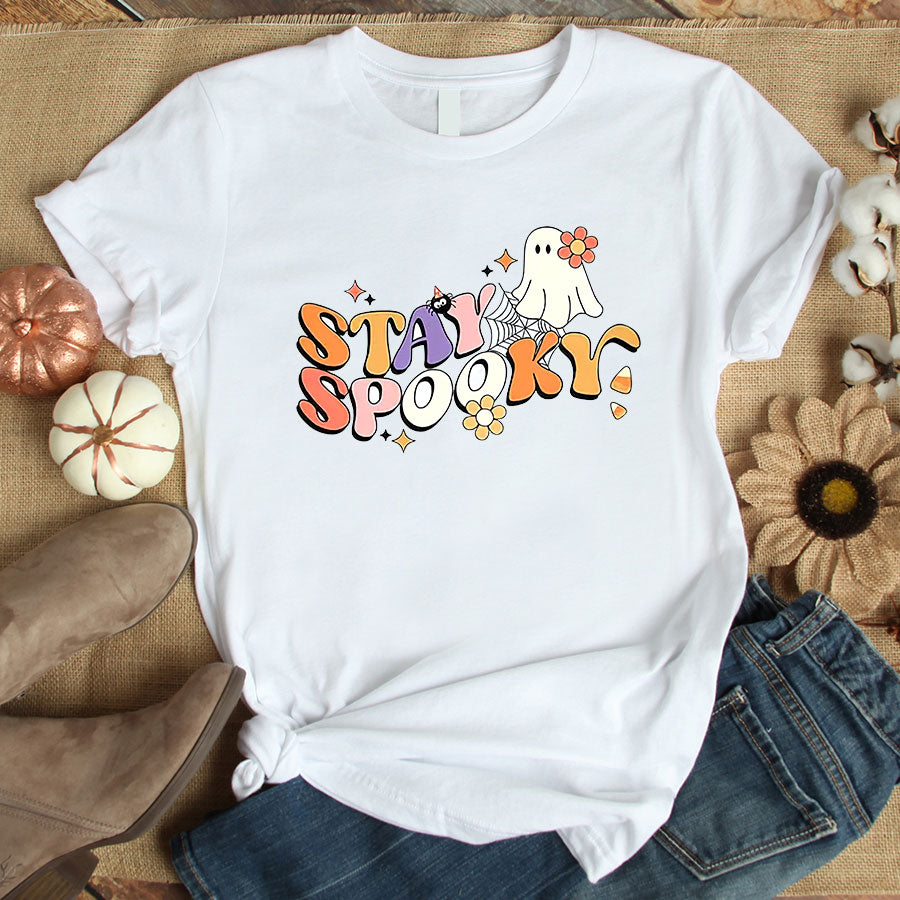 Boo Witch Halloween shirts, Funny Halloween Shirt, Skeleton Hands Shirt, Pumpkin Lover gift for women, Halloween Gift