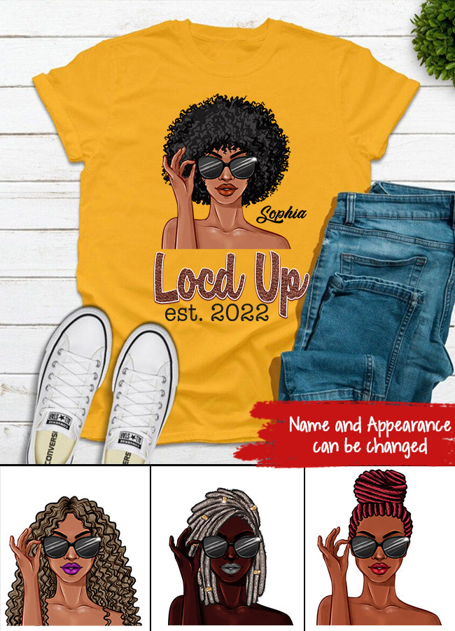 Loc‘d and DOPE for Black Woman with established date. Black Girl magic, black Queen, Locd