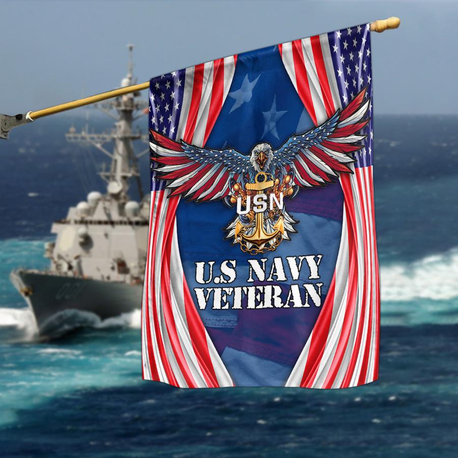 US Navy Veteran, United State Navy Veteran Flag
