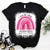 I Wear Pink For My Friend Breast Cancer Awareness T-Shirt Pink Ribbon Breast Cancer Gift For Women