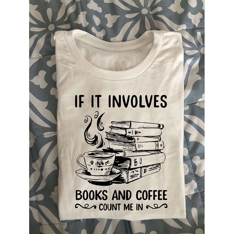 Bookish T Shirts, Book Shirt, Love Books T Shirt, Reading Gifts, Coffee Book Lover T Shirt Unisex Shirt