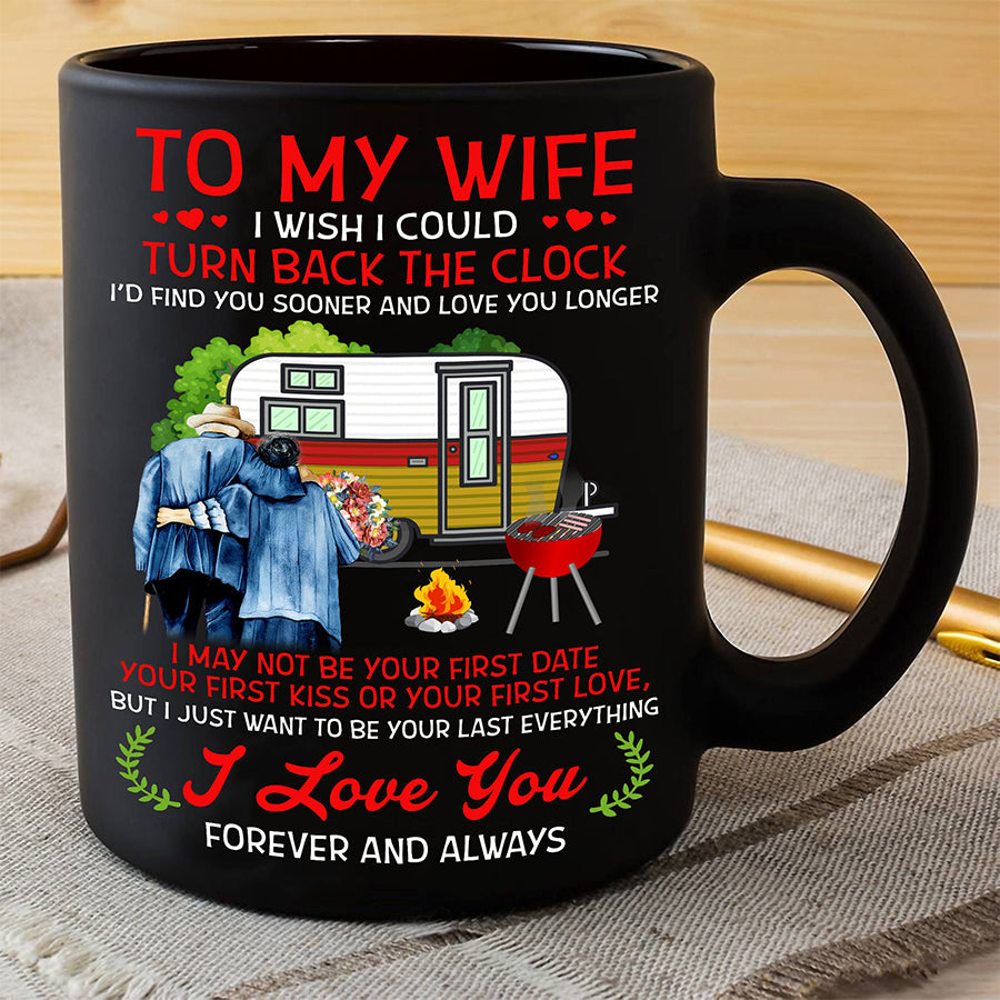 Wife Mug, Gift For Wife From Husband, Camping Cups, Gift To My Wife, Husband And Wife Mugs, Coffee Cup