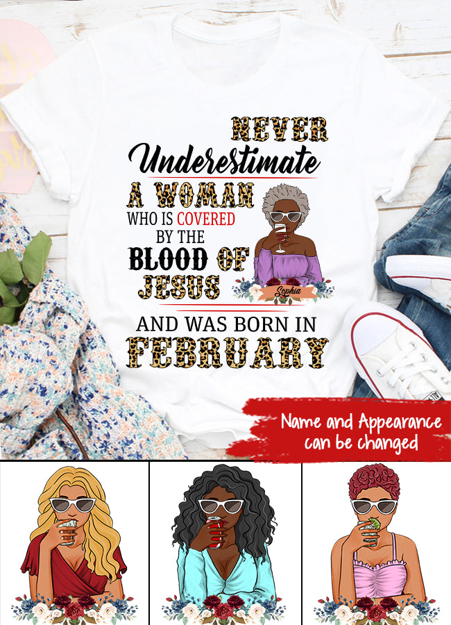 February Birthday Shirt, Custom Birthday Shirt, Queens Born In February, February Birthday Gifts, February shirts for Woman