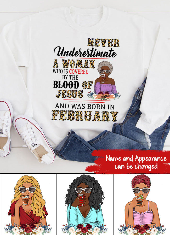 February Birthday Shirt, Custom Birthday Shirt, Queens Born In February, February Birthday Gifts, February shirts for Woman