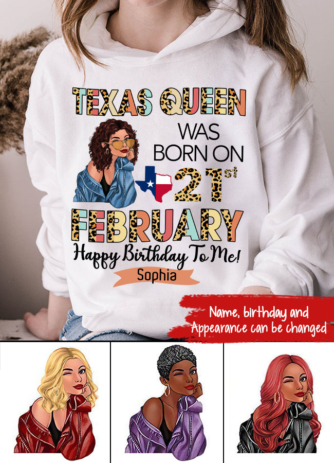 February Birthday Shirt, Custom Birthday Shirt, Queens Born In February, February Birthday Gifts, February shirts for Woman