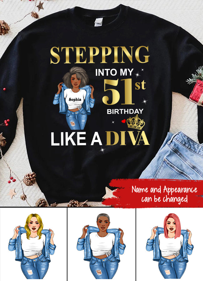 51st Birthday Shirts For Her, Personalised 51st Birthday Gifts, 1972 T Shirt, 51 And Fabulous Shirt, 51st Birthday Shirt Ideas, Gift Ideas 51st Birthday Woman - HCT