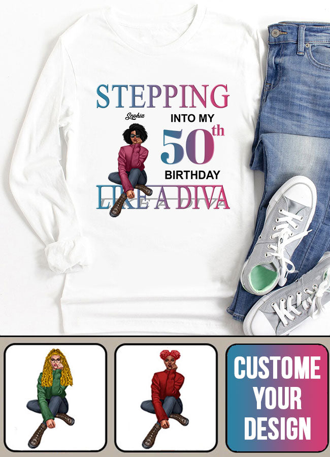 50th Birthday Shirts, Custom Birthday Shirts, Turning 50 Shirt, Gifts For Women Turning 50, 50 And Fabulous Shirt, 1972 Shirt, 50th Birthday Shirts For Her