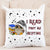 i read past my bedtime owl pillow, Reading Gifts, books pillow, gifts for book lovers, literary gifts