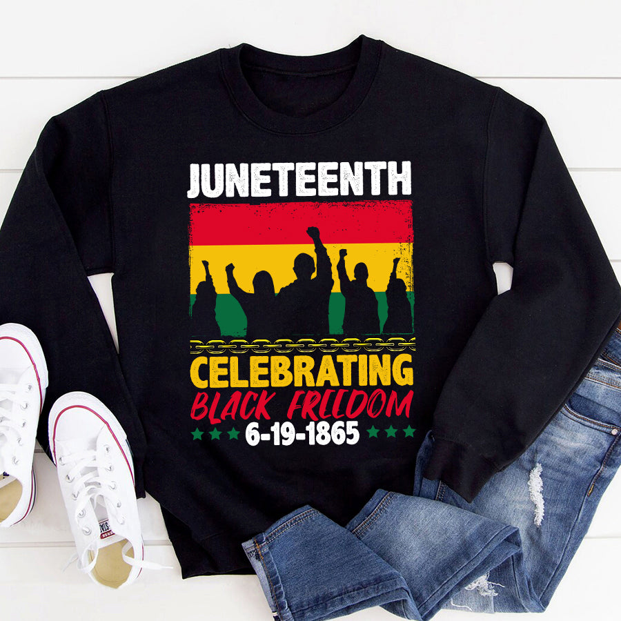 Juneteenth Shirt Juneteenth Celebrate Black Freedom 1865 June 19th Men Women T-Shirt