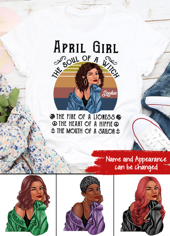 April Birthday Shirt, Custom Birthday Shirt, Queens Born In April, April Birthday Gifts, April shirts for Woman