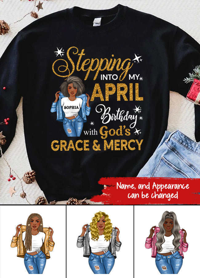 April Birthday Shirt, Custom Birthday Shirt, Queens Born In April, April Birthday Gifts, April shirts for Woman