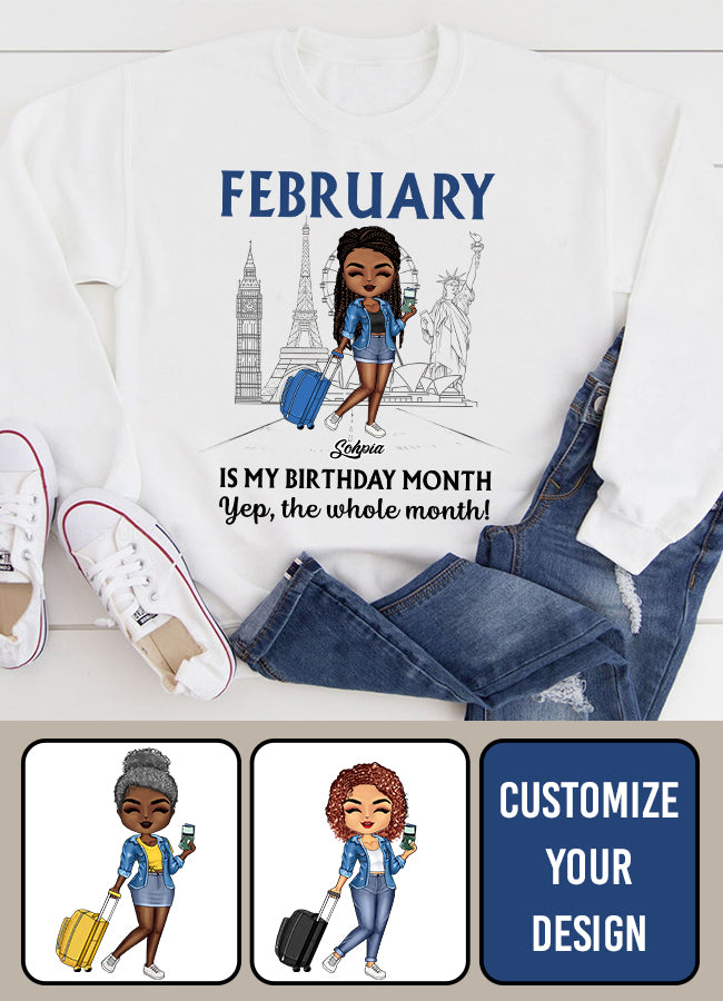 February Birthday Shirt, Custom Birthday Shirt, Queens was Born In February, February Birthday Shirts For Woman, February Birthday Gifts
