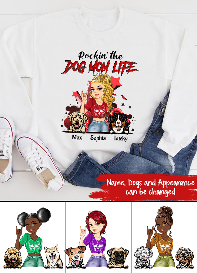 Custom Mothers Day Shirt, Dog Mom Life, Mother&#39;s Day T Shirt, Dog Mom Shirt Mom Life Mother&#39;s Day Tee Shirts, Funny Mothers Day Shirts, Mother Day Gift