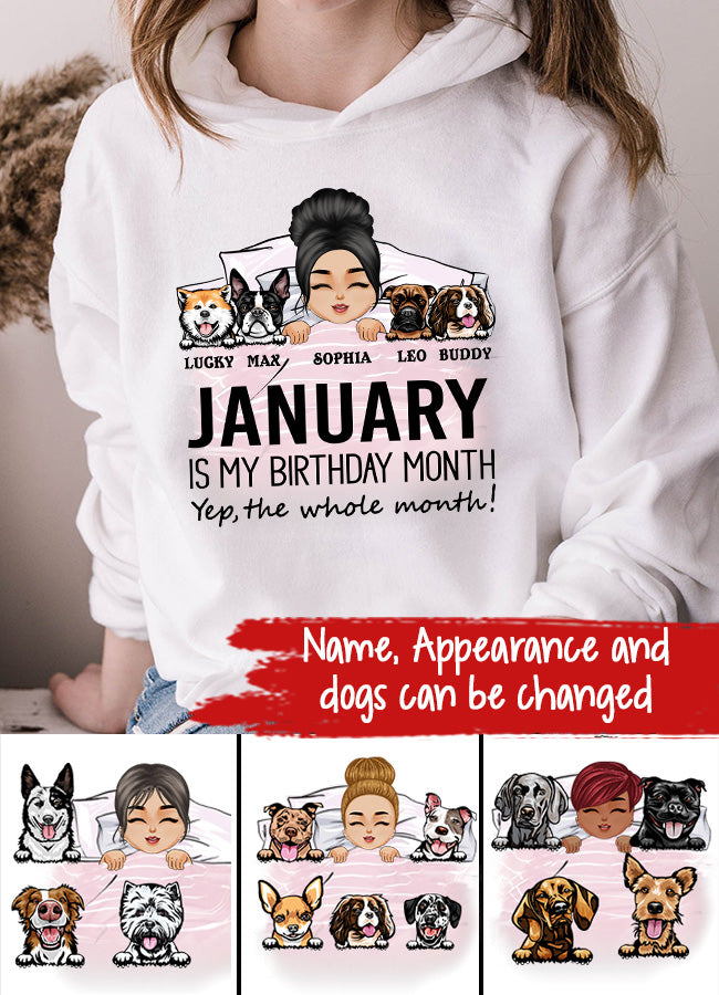 January Birthday Shirt, Custom Birthday Shirt, Queens was Born In January, January Birthday Shirts For Woman, January Birthday Gifts