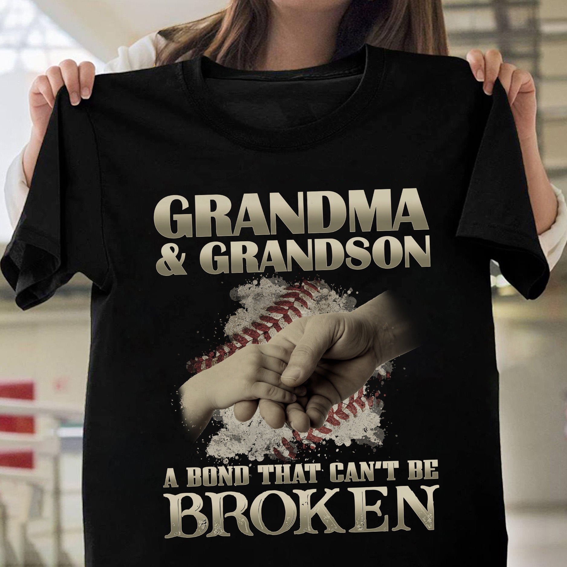 Baseball Nana Shirts, Grandma and Grandson a bond that can't be broken, Best Baseball Tee Shirt, Gifts For Baseball Lovers
