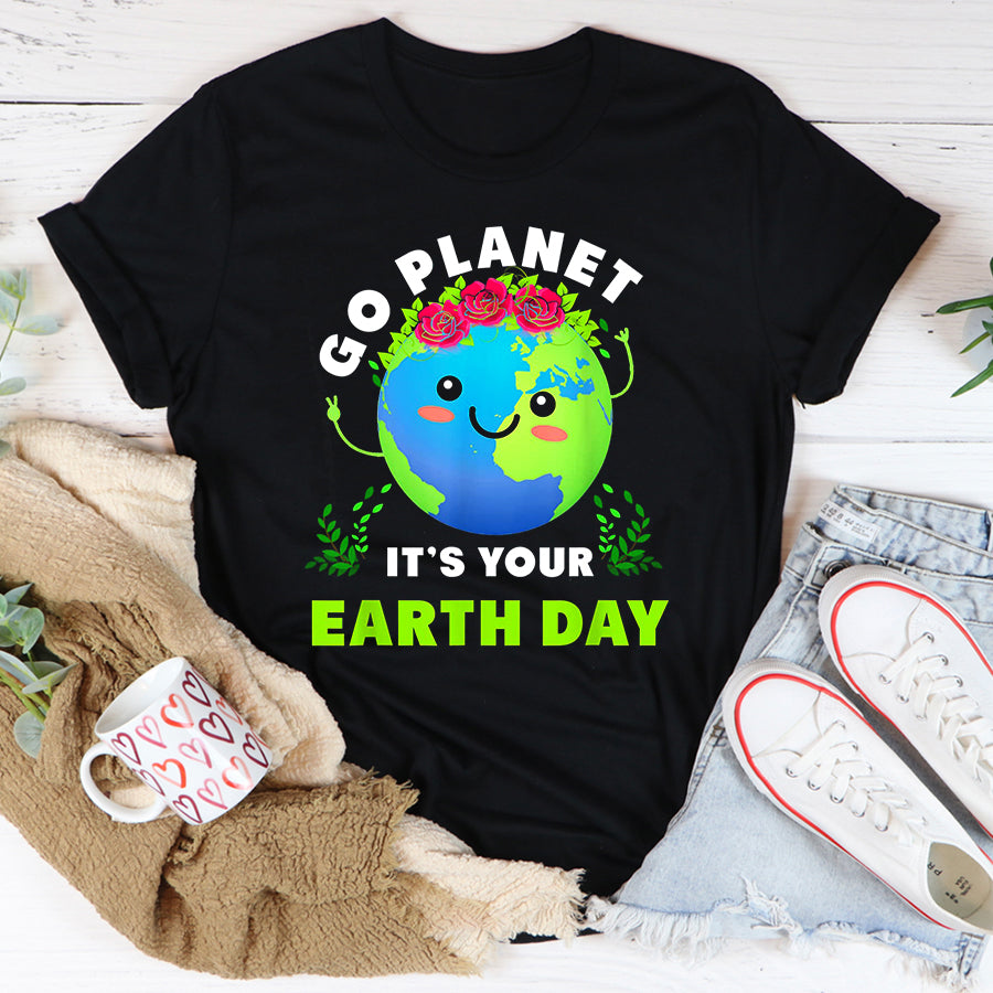 Earth Day Everyday Shirt Earth Day 2022 Restore Earth Nature Planet Cute Earth Day T-Shirt Save The Planet Shirts
