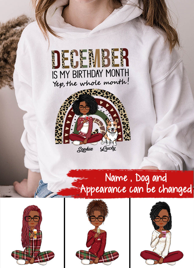Custom December Birthday Shirt For Woman, Queens Are Born In December Gifts, Melanin Afro Woman Shirt, Black Girl Tee, Afro Queen Gift