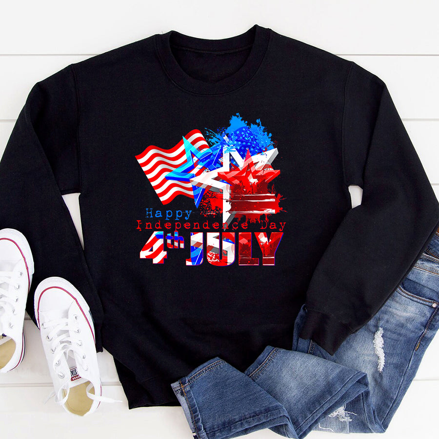 Independence Day Shirt Eagle Mullet Merica Shirt Men 4th of July American Flag USA T-Shirt
