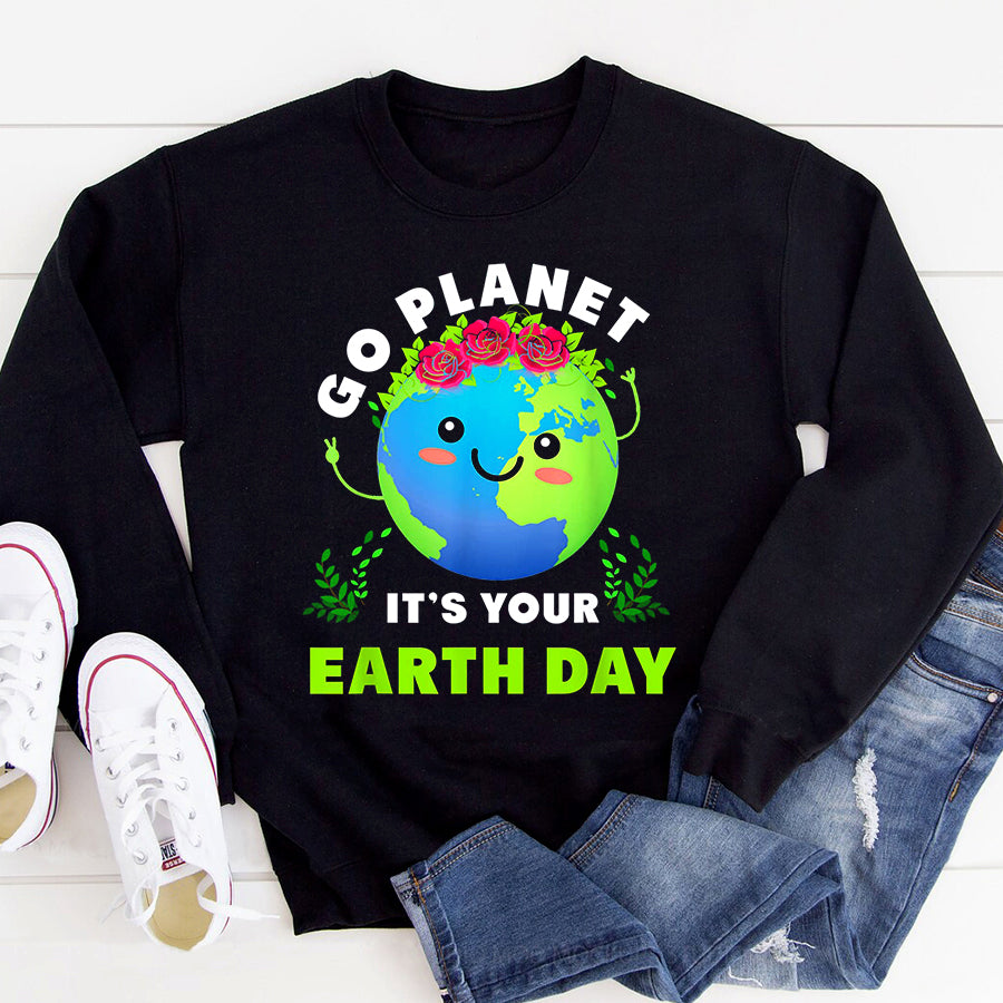 Earth Day Everyday Shirt Earth Day 2022 Restore Earth Nature Planet Cute Earth Day T-Shirt Save The Planet Shirts