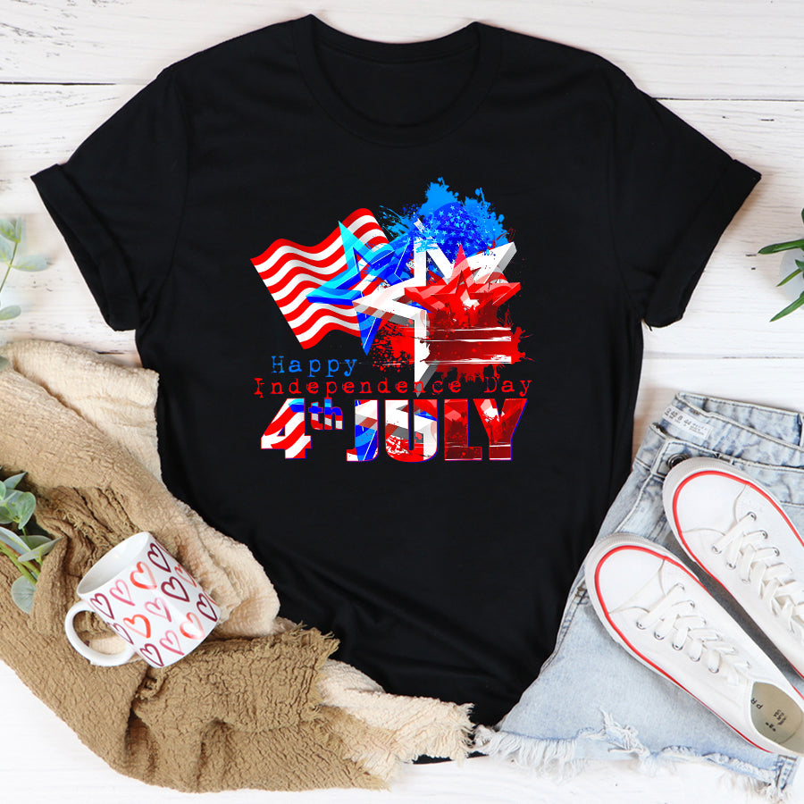 Independence Day Shirt Eagle Mullet Merica Shirt Men 4th of July American Flag USA T-Shirt