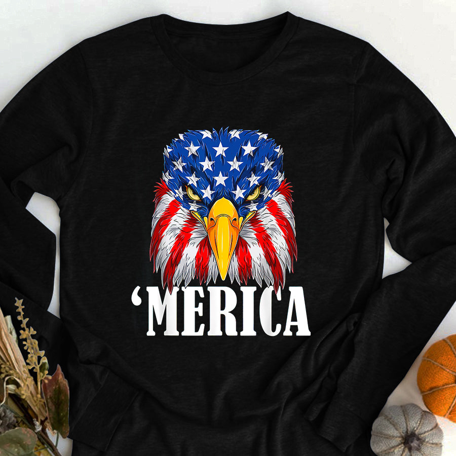 Patriot Day 2022 Shirt 911 Memorial Shirts 4th July Eagle &#39;Merica America Independence Day Patriot USA T-Shirt