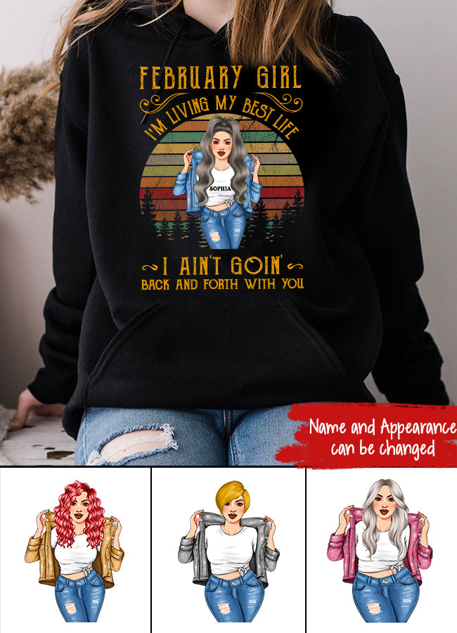 February Birthday Shirt, Custom Birthday Shirt, Queens Born In February, February Birthday Shirts For Woman, February Birthday Gifts