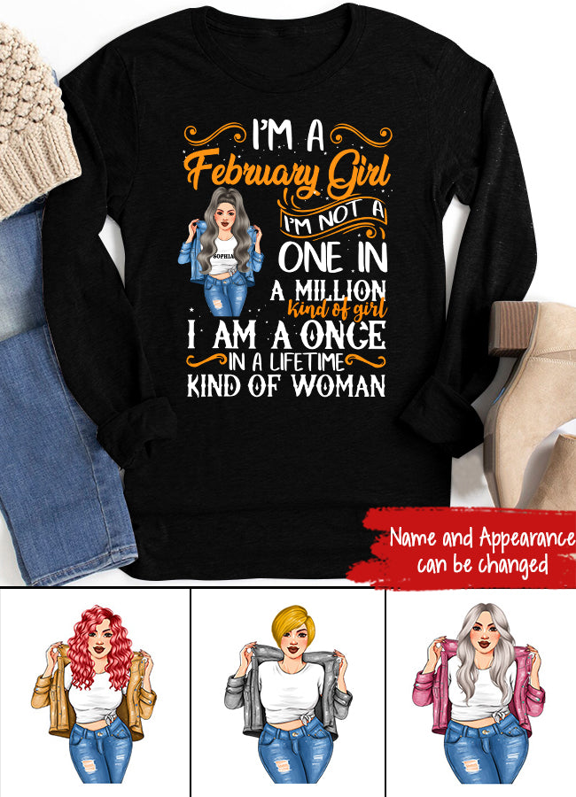 February Birthday Shirt, Custom Birthday Shirt, Queens Born In February, February Birthday Shirts For Woman, February Birthday Gifts