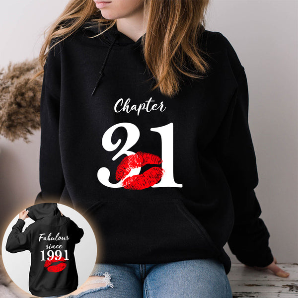 Chapter 31, Fabulous since 1991 31st birthday unique t shirt for woman ...